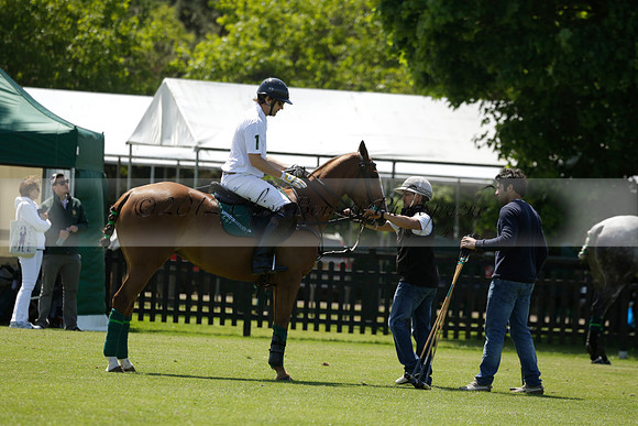 Black Bears v Salkeld in a Cartier Queens Cup polo match 2013.06.05