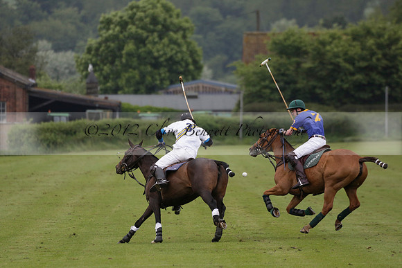 Burningfold v Combe Place in a June 4 Goal Cup polo match 2013.06.11