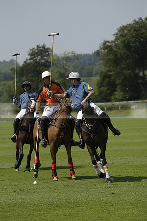 Four Quarters Orange v Montana in a Cicero Cup Polo match 2013.06.06