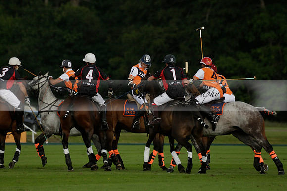 Enigma v Thai Polo in a Veuve Clicquot Gold Cup Polo Match 2013.06.25