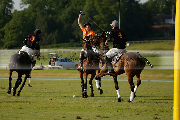 Shoreline v Cowdray Vikings in a Easebourne Cup Semi-final Polo match 2013.06.07