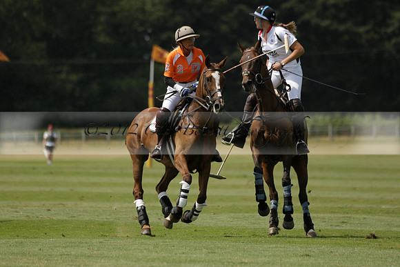 Cowdray Vikings v Enigma in a Bloom British Ladies Open Championship Polo match 2013.07.17