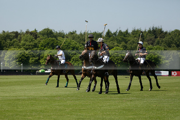 Black Bears v Salkeld in a Cartier Queens Cup polo match 2013.06.05