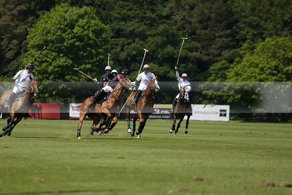 Black Bears v Salkeld in a Cartier Queens Cup polo match 2013.06.05