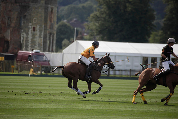 Montana v Maiz Dulce in the Uber 12 goal Final polo match played on Lawns 1 at Cowdray Park Polo Club on Sunday 26 August 2012
