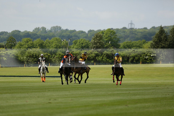 Las Estrellas v Four Quarters Blue in the final of the Jubilee Cup Polo match 2013.06.02