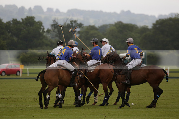 Burningfold v Combe Place in a June 4 Goal Cup polo match 2013.06.11