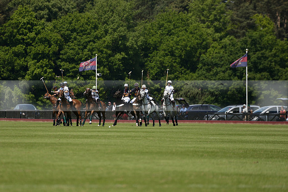 Black Bears v Salkeld in a Cartier Queens Cup polo match 2013.06.05