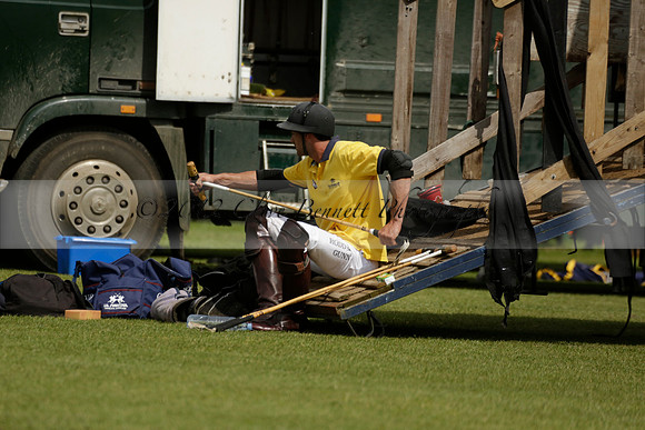 Las Estrellas v Four Quarters Blue in the final of the Jubilee Cup Polo match 2013.06.02