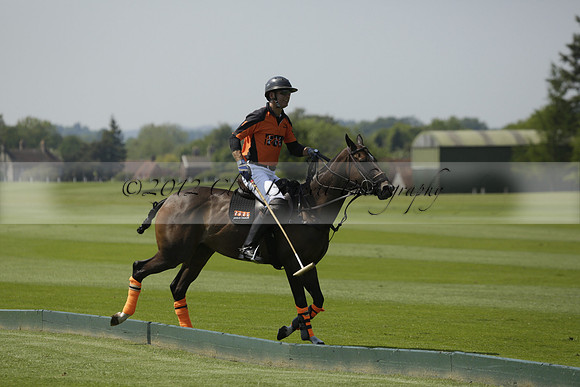Four Quarters Orange v Montana in a Cicero Cup Polo match 2013.06.06