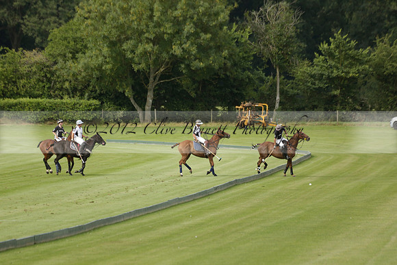 Beau Design v Boscom in an August Rother Cup 4 goal polo match at Cowdray Park Polo Club on Wednesday 07 August 2013
