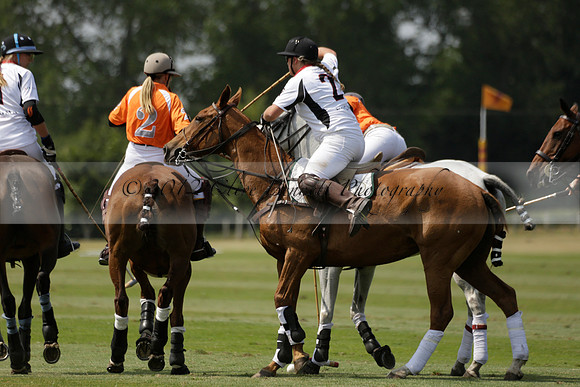 Cowdray Vikings v Enigma in a Bloom British Ladies Open Championship Polo match 2013.07.17