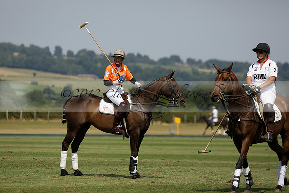 Cowdray Vikings v Enigma in a Bloom British Ladies Open Championship Polo match 2013.07.17