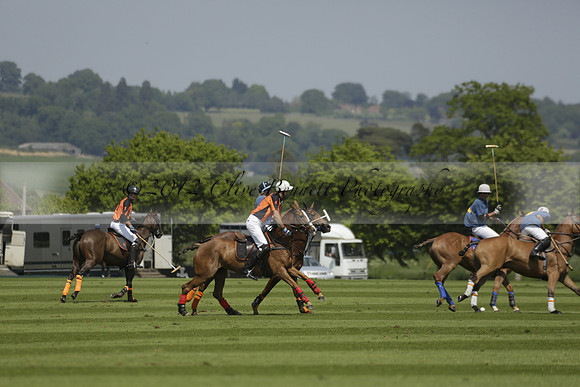 Four Quarters Orange v Montana in a Cicero Cup Polo match 2013.06.06