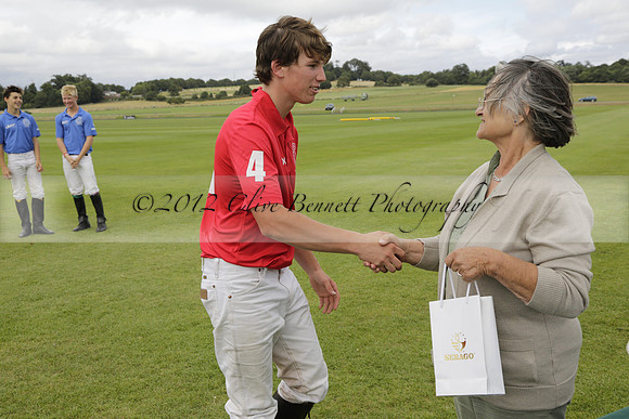 The Colts Cup presentation at Cowdray Park Polo Club on Lawns 2 on Thursday 15 August 2013 2013.08.15
