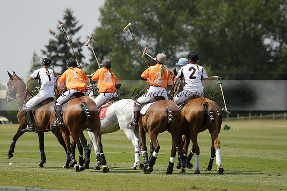 Cowdray Vikings v Enigma in a Bloom British Ladies Open Championship Polo match 2013.07.17