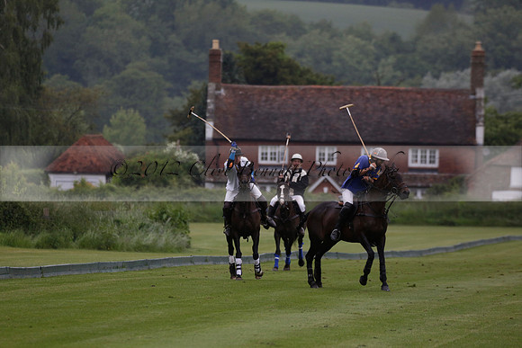 Burningfold v Combe Place in a June 4 Goal Cup polo match 2013.06.11
