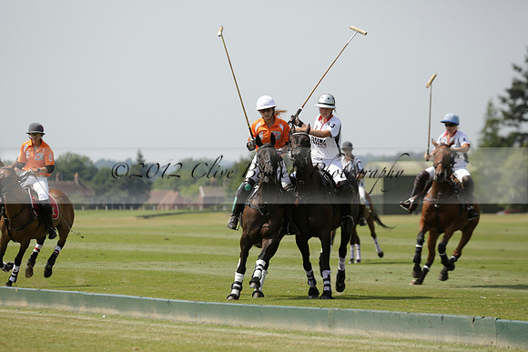 Cowdray Vikings v Enigma in a Bloom British Ladies Open Championship Polo match 2013.07.17