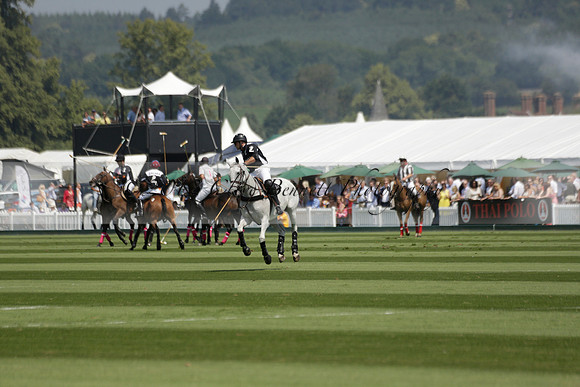 Zacara v Talandracas in a Veuve Clicquot Gold Cup Polo Match 2013.07.18