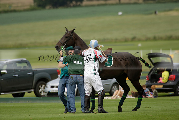 Dubai v La Bamba de Areco in a Veuve Clicquot Gold Cup Polo Match 2013.07.04