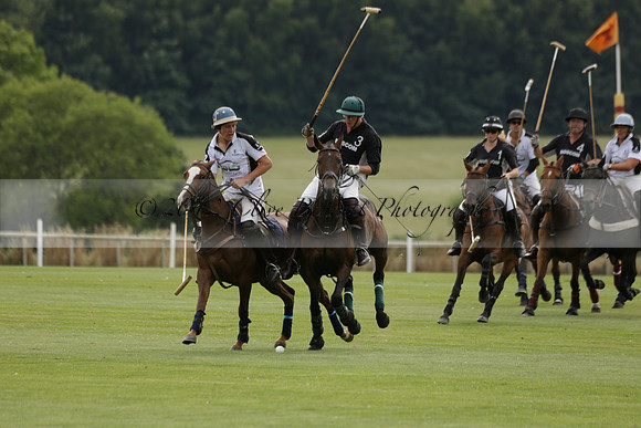 Beau Design v Boscom in an August Rother Cup 4 goal polo match at Cowdray Park Polo Club on Wednesday 07 August 2013