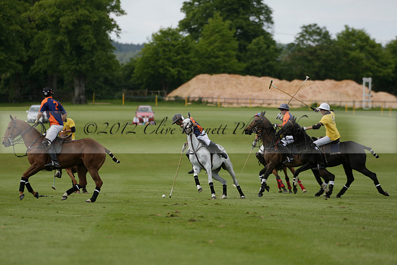 Las Estrellas v Four Quarters Blue in the final of the Jubilee Cup Polo match 2013.06.02