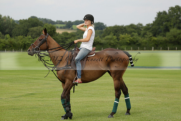 Beau Design v Boscom in an August Rother Cup 4 goal polo match at Cowdray Park Polo Club on Wednesday 07 August 2013