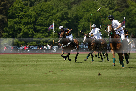 Black Bears v Salkeld in a Cartier Queens Cup polo match 2013.06.05