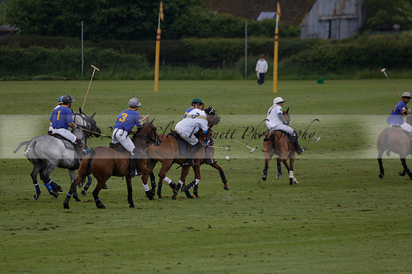 Burningfold v Combe Place in a June 4 Goal Cup polo match 2013.06.11