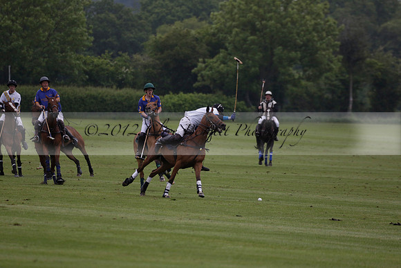 Burningfold v Combe Place in a June 4 Goal Cup polo match 2013.06.11