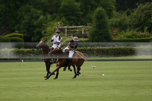 Beau Design v Boscom in an August Rother Cup 4 goal polo match at Cowdray Park Polo Club on Wednesday 07 August 2013