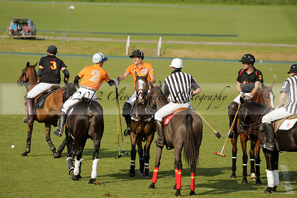 Shoreline v Cowdray Vikings in a Easebourne Cup Semi-final Polo match 2013.06.07