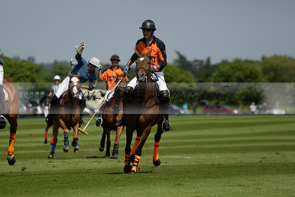 Four Quarters Orange v Montana in a Cicero Cup Polo match 2013.06.06