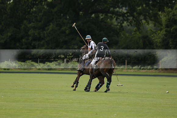 Beau Design v Boscom in an August Rother Cup 4 goal polo match at Cowdray Park Polo Club on Wednesday 07 August 2013