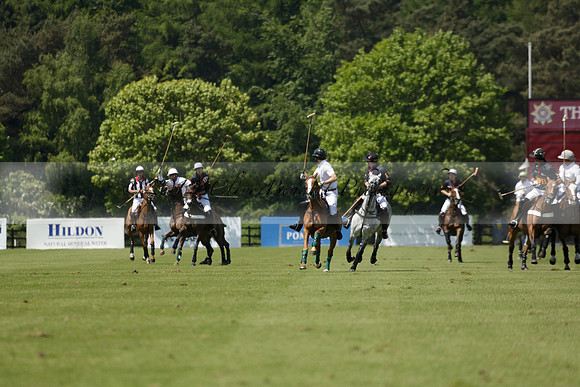 Black Bears v Salkeld in a Cartier Queens Cup polo match 2013.06.05