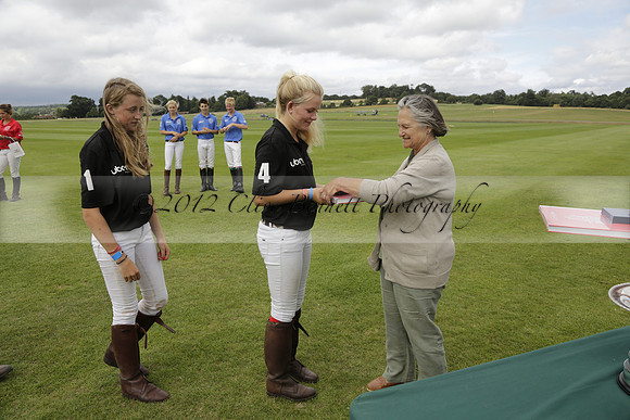 The Colts Cup presentation at Cowdray Park Polo Club on Lawns 2 on Thursday 15 August 2013 2013.08.15