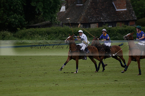 Burningfold v Combe Place in a June 4 Goal Cup polo match 2013.06.11