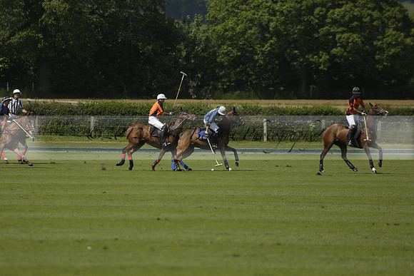 Four Quarters Orange v Montana in a Cicero Cup Polo match 2013.06.06