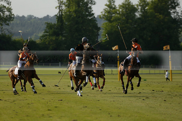 Shoreline v Cowdray Vikings in a Easebourne Cup Semi-final Polo match 2013.06.07