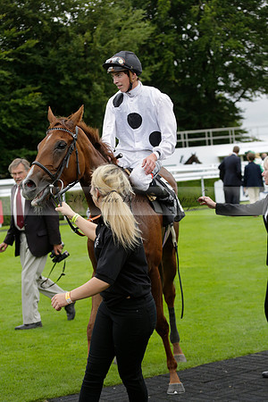 Race 6 Goodwood The British Stallion Studs Turf Club E.B.F. Fillies Stakes. 20130731. Race winner Ribbons owner Elite Racing Club