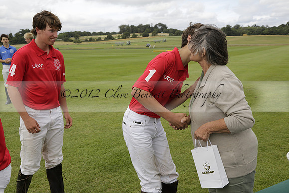 The Colts Cup presentation at Cowdray Park Polo Club on Lawns 2 on Thursday 15 August 2013 2013.08.15