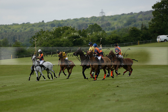 Las Estrellas v Four Quarters Blue in the final of the Jubilee Cup Polo match 2013.06.02