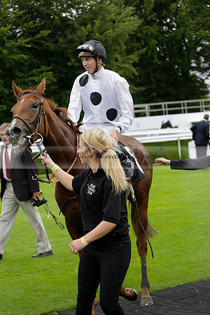 Race 6 Goodwood The British Stallion Studs Turf Club E.B.F. Fillies Stakes. 20130731. Race winner Ribbons owner Elite Racing Club