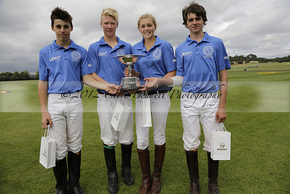 The Colts Cup presentation at Cowdray Park Polo Club on Lawns 2 on Thursday 15 August 2013 2013.08.15