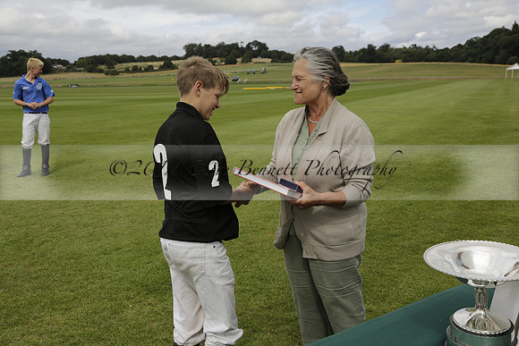 The Colts Cup presentation at Cowdray Park Polo Club on Lawns 2 on Thursday 15 August 2013 2013.08.15