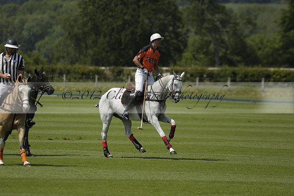 Four Quarters Orange v Montana in a Cicero Cup Polo match 2013.06.06