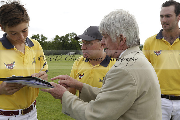 Las Estrellas v Four Quarters Blue in the final of the Jubilee Cup Polo match 2013.06.02