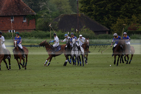 Burningfold v Combe Place in a June 4 Goal Cup polo match 2013.06.11