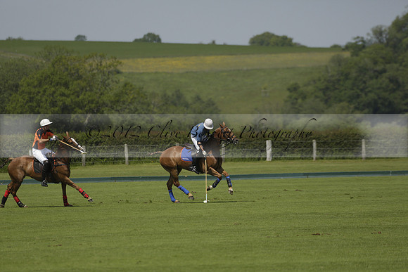 Four Quarters Orange v Montana in a Cicero Cup Polo match 2013.06.06