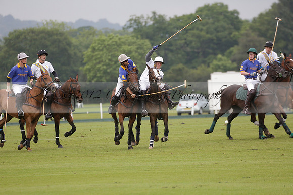 Burningfold v Combe Place in a June 4 Goal Cup polo match 2013.06.11